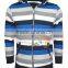 OEM T/C fleece yarn dye stripes jacket made by own factory