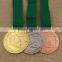 Good quality blank gold silver bronze sports medals from China