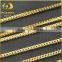 Mens Cuban Link Gold Plated Franco Chain Stainless Steel 30"