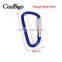 Aluminum Spring Locking Carabiner Snap Hook Hanger Keychain Hiking Camping #FLQ187-7C(Mix-s)
