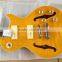Semi Hollowbody Guitar With P90 Pickups Jazz Eelctric Guitar With F Hole Color Can Custom