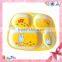 New product high quality toxic free printing melamine easter dinner plate