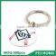China Supplier advertising baseball soccer golf printed metal keychain