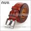 brown / white fashion design factory wholesale leather belt strap belt buckle manufacturers