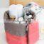 Nylon High Capacity Drawstring Elegant Drum Wash Bags Makeup Barrel Shaped Travel Cosmetic Bag