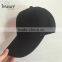 100% cotton blank baseball cap custom plain baseball cap curved brim 6 panels cap