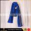 Beautiful design fashion custom acrylic scarf scarf knitted football scarf from china workshop