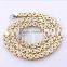 Fashion top sale stainless steel high quality mens gold and silver plate Byzantine Box Chain