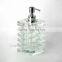 2016 crystal new design empty glass hand wahing liquid bottle