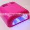 2015 model 613 popular rose color 36w nail uv lamp