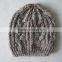 2016 colorful winter hat custom knitted ladies fashion hats