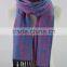 Factory Supplier Newest Novel Design Fashion Ladies Scarf Acrylic Pashmina Scarf Fast Shipping