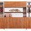 bookcase with glass door for office ues filing cabinet melamine material