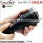 Professional police 100w flashlight self defense flashlight with stainless steel attacking head