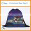 Sky Travel Bag Printed Drawstring Bags Polyester Foldable Shopping Bag Supplier's Choice