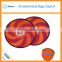 Wholesale plastic foldable frisbee fan flying disc customised dog frisbee