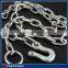 NACM1990 Standard Alloy Chain With Eye Grab Hook On Both End, USA Standard Chain With Eye Grab Hook