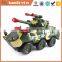 B/O go and bump military model tank toys with light and sound