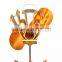 Luxurious Gold 4 bladed self powered wood burner stove fan