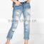 distressed boyfriend style slim fit women jeans JXA102