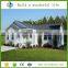 Comfortable sandwich panel tip roof house design prefab beach house for sale