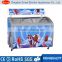 Chest freezer glass top,sliding door ice cream display chest freezer