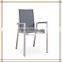 Resort Cheap Brushed metal garden chair (T821)