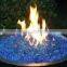 crushed cobalt blue slag glass rock