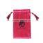 Pink Virgin Hair Bag with Drawstring, Packaging Bag, Drawstring Bags