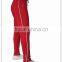 2016 hot sale quality 50+ UV protection burgundy relaxed fitness long pant for running yoga