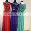 New design graceful beaded sleeveless sweetheart neck prom dresses 2014