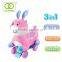 Plastic baby push car toy car with battery, baby can ride on car