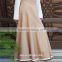 OEM service China factory custom made Wholesale muslim long flare skirt