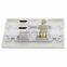 RJ45, F head TV, Dual HDMI female to female wall face plate