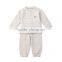 GOTS organic cotton baby toddler clothes 100% colored cotton designer baby suit