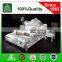 G8803 wholesale high quality solid wood leather bed/luxury italian genuine leather bed