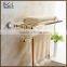 11720-ag New design zinc alloy rose gold bathroom accessory towel shelf