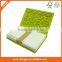 logo print on the 4 sides plastic holder designed office popular memo pad cube