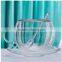 FDA certificated borosilicate heat-resistant glass coffee cup with spoon and saucers.double wall glass coffee tea cup set