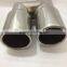 High quality exhaust dual tail pipe/exhaust tips /universal tail pipe