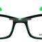 Black frame pc hot reading glasses with metal screws