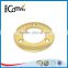 Free samples high end gold 40mm metal curtain eyelet ring