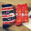 Wholesales warm christmas socks woman cotton sock