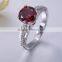 China supplier 18k Gold Gemstone Ring silver ring