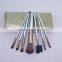 Naked 5 synthetic hair foundation 7pcs makeup brush kit