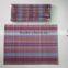 Multi color bamboo table mat from Vietnam