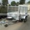 High qulity hot dipped galvanized Caged Trailer with Aluminium Ramp /Ramp trailer /cage trailer