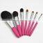 Most Popular Cosmetic Makeup Brush Set With Clear Handle Makeup Brush Set