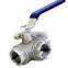 304 316 stainless steel 3-way water valve