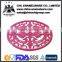 Heat resistant colorful cast iron enameling trivet